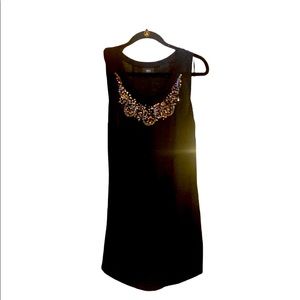 Mossimo women’s black tank top with copper sequins